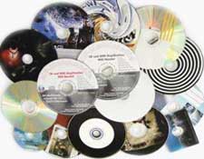 Bedruckte CD/DVD Rohlinge