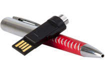 USB Kugelschreiber Leather Pen - Hochwertige USB Sticks